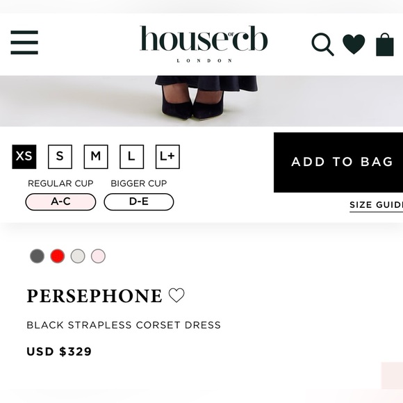 Stunning black House of CB gown. - Picture 3 of 5